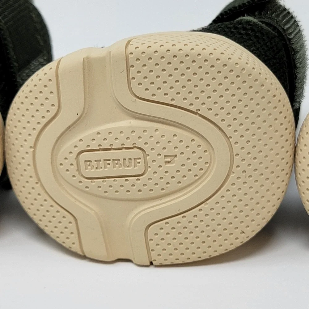 New! RIFRUF Caesar 1 Designer Dog Shoes Sneakers Boots Size 4 ~ Birch Green